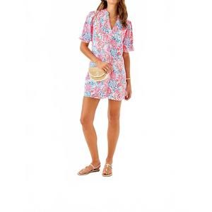 NEW LILLY PULITZER mialeigh dress in lil sun sea sand